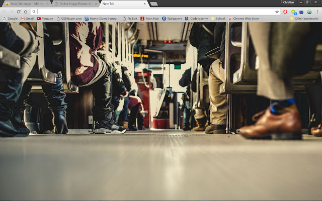 NewTab Image  from Chrome web store to be run with OffiDocs Chromium online