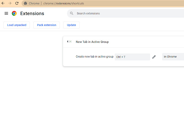 New Tab in Active Group  from Chrome web store to be run with OffiDocs Chromium online