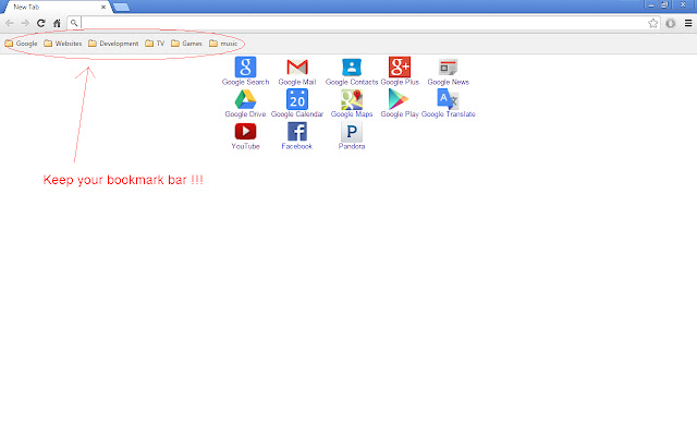 New Tab Page Injector with Bookmarks Bar  from Chrome web store to be run with OffiDocs Chromium online