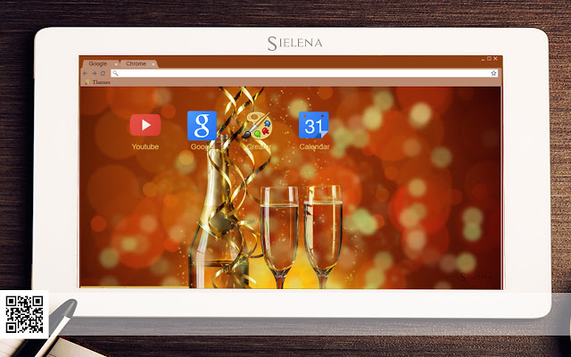 New year 2017 (Sielena theme)  from Chrome web store to be run with OffiDocs Chromium online