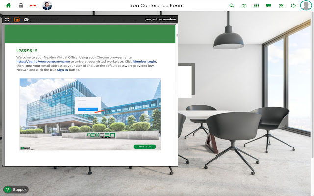 NexGen Virtual Office  from Chrome web store to be run with OffiDocs Chromium online