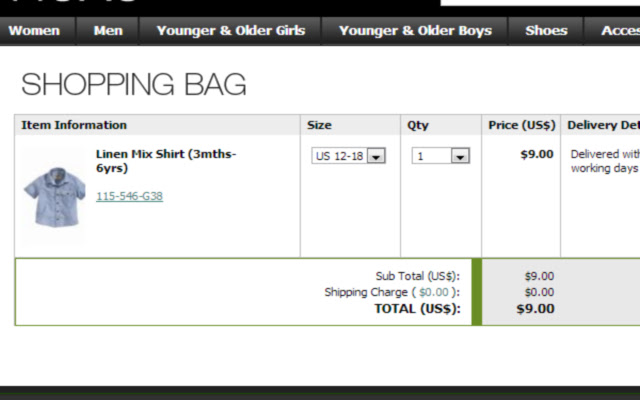 Next IL Shopping bag item links  from Chrome web store to be run with OffiDocs Chromium online