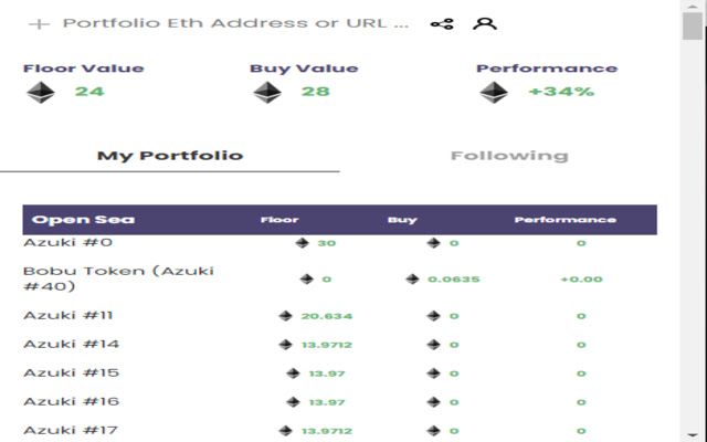 nft analytics v16  from Chrome web store to be run with OffiDocs Chromium online