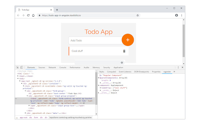 ngprobe  from Chrome web store to be run with OffiDocs Chromium online