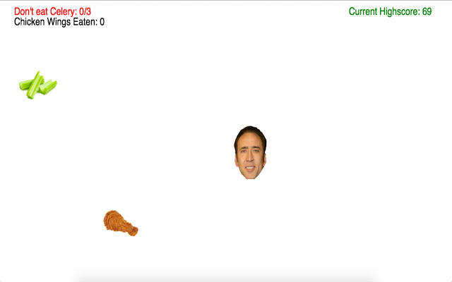 Nic Cage Eats Stuff  from Chrome web store to be run with OffiDocs Chromium online