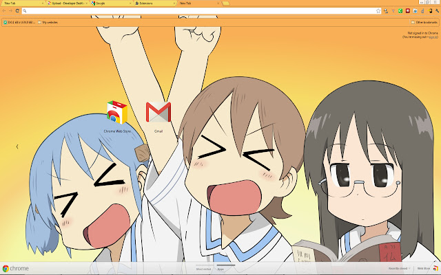 Nichijou  from Chrome web store to be run with OffiDocs Chromium online