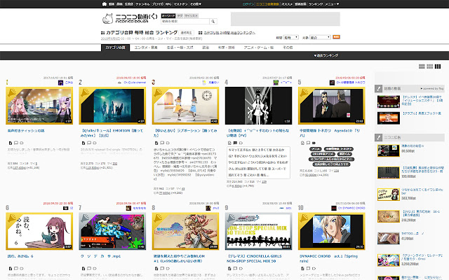 Niconico Brawser（α）  from Chrome web store to be run with OffiDocs Chromium online