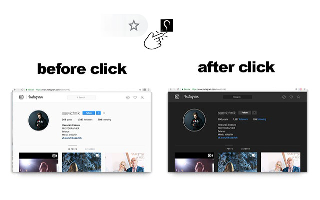 Night mode  from Chrome web store to be run with OffiDocs Chromium online