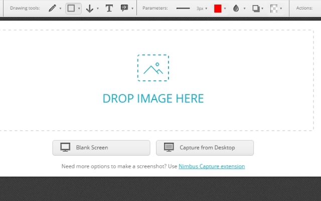 Nimbus Screenshot App  from Chrome web store to be run with OffiDocs Chromium online