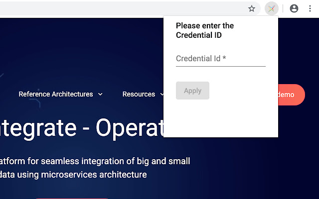 Nimmetry Credential Service Extension  from Chrome web store to be run with OffiDocs Chromium online