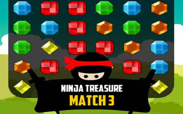 Ninja Treasure Match 3  from Chrome web store to be run with OffiDocs Chromium online