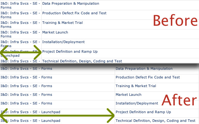 No Column Width  from Chrome web store to be run with OffiDocs Chromium online