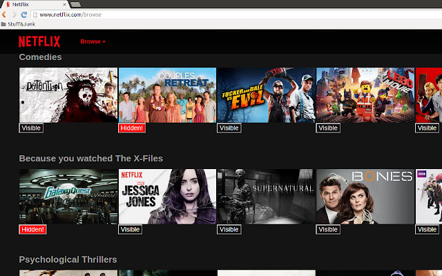 Noflix  from Chrome web store to be run with OffiDocs Chromium online