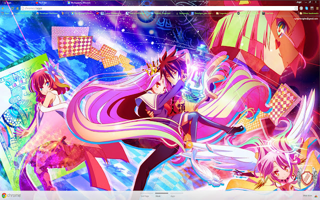 No Game No Life 01 1366x768  from Chrome web store to be run with OffiDocs Chromium online