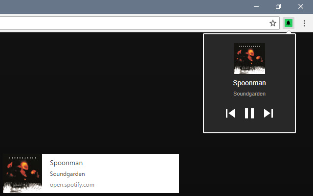 Notifications for Spotify  from Chrome web store to be run with OffiDocs Chromium online