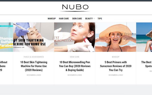 Nubo Beauty  from Chrome web store to be run with OffiDocs Chromium online