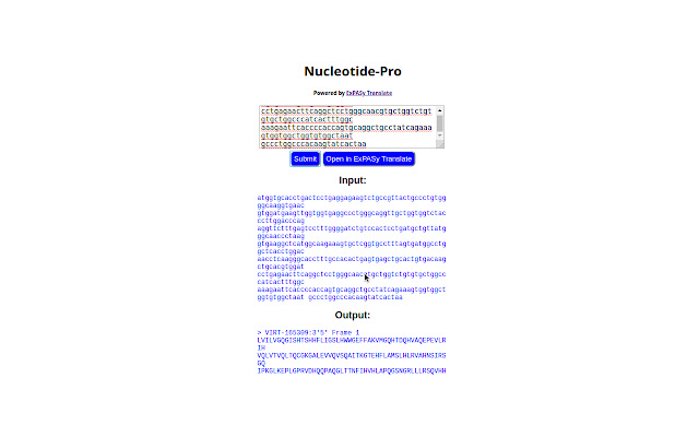 nucleotide pro  from Chrome web store to be run with OffiDocs Chromium online