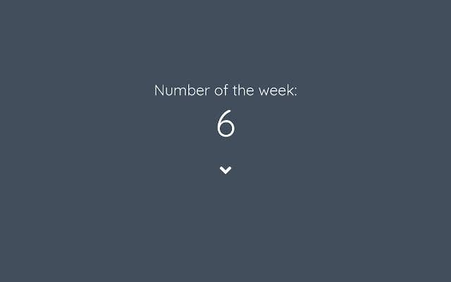 Number of the Week  from Chrome web store to be run with OffiDocs Chromium online