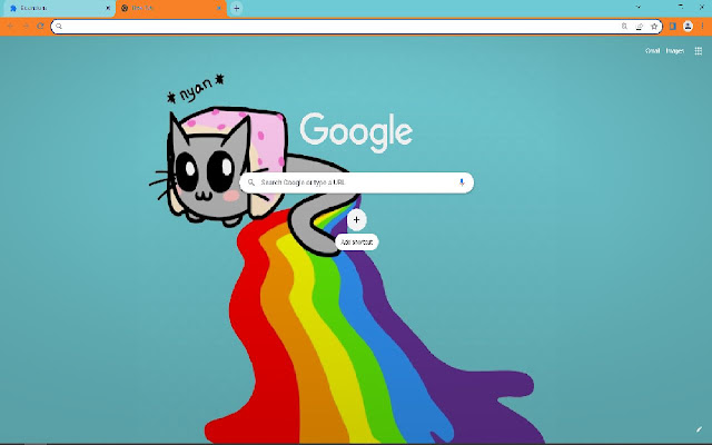 Nyan Cat Browser Theme  from Chrome web store to be run with OffiDocs Chromium online