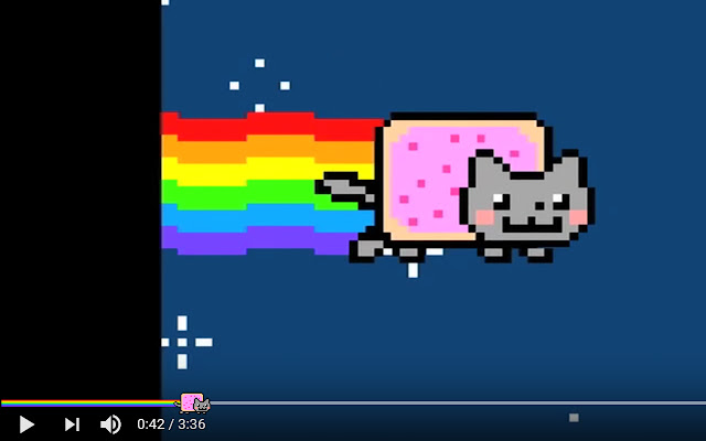 Nyan Cat Progress Bar for YouTube™  from Chrome web store to be run with OffiDocs Chromium online