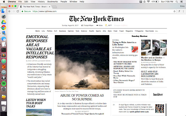 NYT Truisms  from Chrome web store to be run with OffiDocs Chromium online