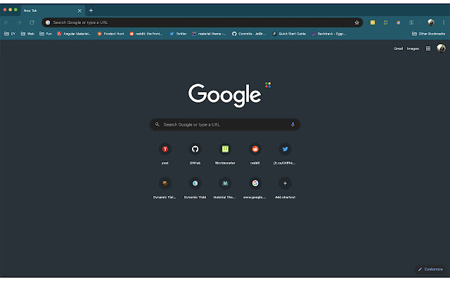 Oceanic Dark  from Chrome web store to be run with OffiDocs Chromium online