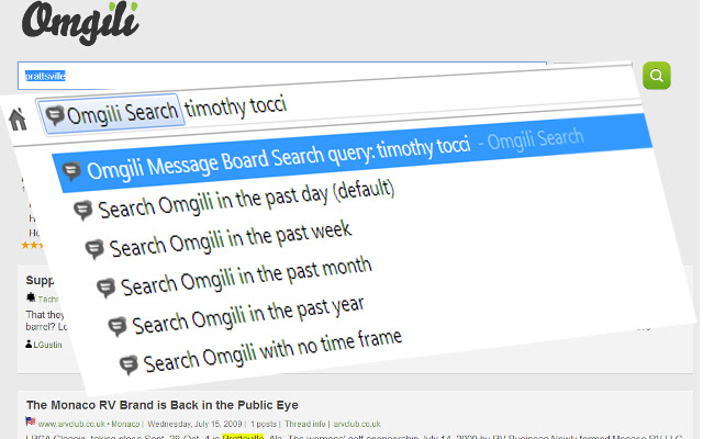 Omgili Search  from Chrome web store to be run with OffiDocs Chromium online