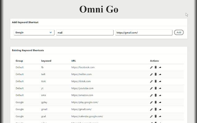 Omni Go  from Chrome web store to be run with OffiDocs Chromium online