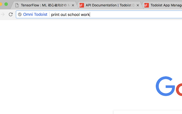 Omni Todoist จาก Chrome เว็บสโตร์ที่จะรันด้วย OffiDocs Chromium ทางออนไลน์