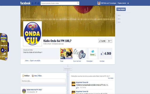 Onda Sul FM  from Chrome web store to be run with OffiDocs Chromium online