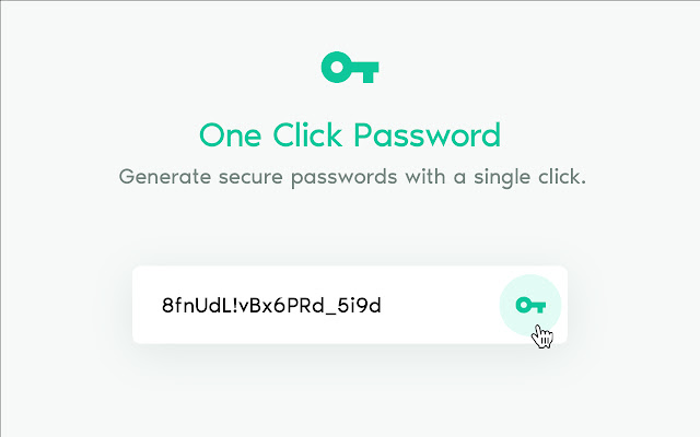 One Click Password  from Chrome web store to be run with OffiDocs Chromium online