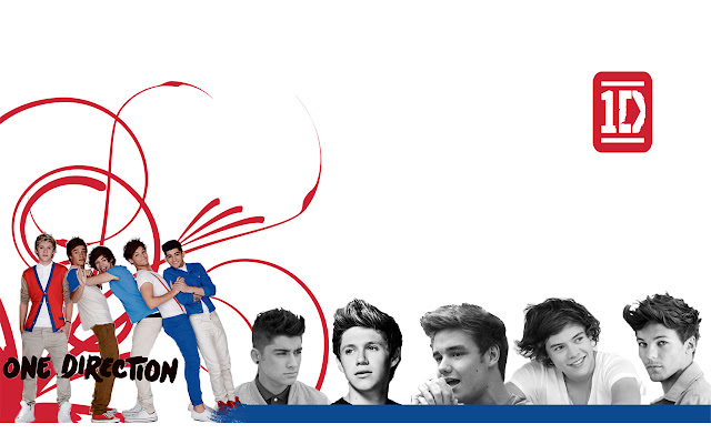 One Direction Theme Standard Edition  from Chrome web store to be run with OffiDocs Chromium online