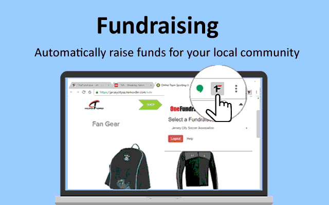 OneFundraise  from Chrome web store to be run with OffiDocs Chromium online