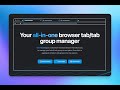 One Tab Group Tab/Tab Group Manager  from Chrome web store to be run with OffiDocs Chromium online