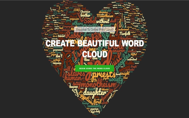 Online Word Cloud  from Chrome web store to be run with OffiDocs Chromium online