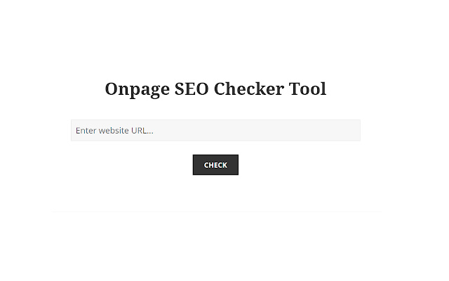 Onpage SEO Checker Tool  from Chrome web store to be run with OffiDocs Chromium online