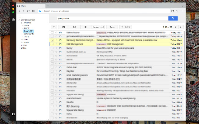 Open Email Client  from Chrome web store to be run with OffiDocs Chromium online