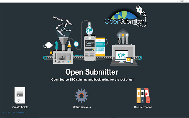 Open Submitter  from Chrome web store to be run with OffiDocs Chromium online