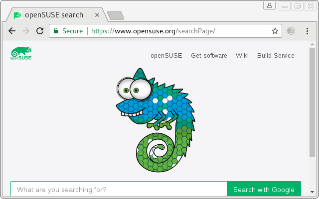 openSUSE User Agent  from Chrome web store to be run with OffiDocs Chromium online