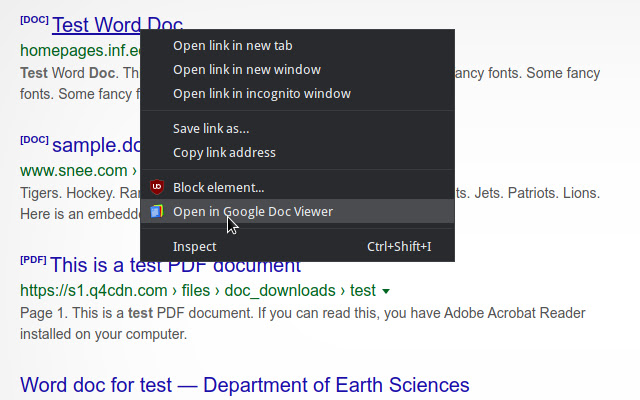 Open the link in Google™ Docs  from Chrome web store to be run with OffiDocs Chromium online