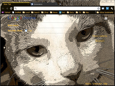 OpticAmber SepiaCat1280 Theme  from Chrome web store to be run with OffiDocs Chromium online