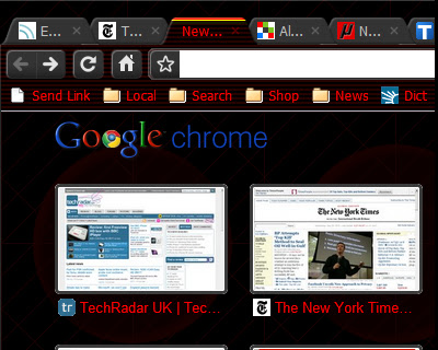 OpticRed Theme  from Chrome web store to be run with OffiDocs Chromium online