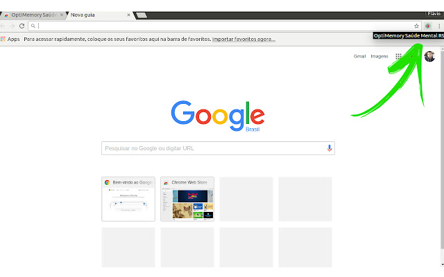 OptiMemory Saúde Mental RS  from Chrome web store to be run with OffiDocs Chromium online
