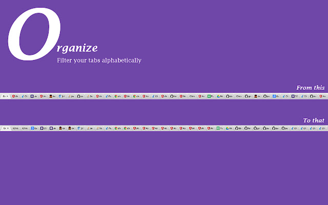 Organize  from Chrome web store to be run with OffiDocs Chromium online