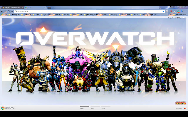 Overwatch 1366px x 768px  from Chrome web store to be run with OffiDocs Chromium online