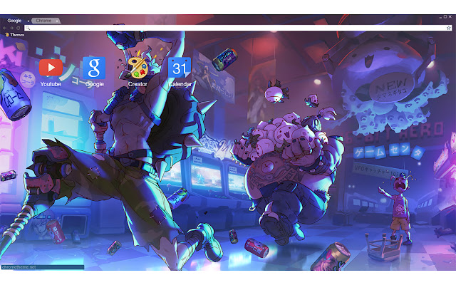 Overwatch Junkrat and Roadhog 1920x1080  from Chrome web store to be run with OffiDocs Chromium online