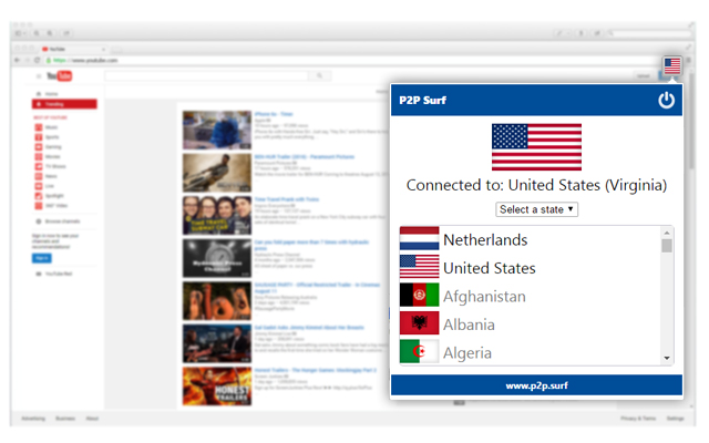 P2P Surf  from Chrome web store to be run with OffiDocs Chromium online