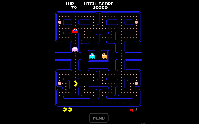 Pac Man Classic  from Chrome web store to be run with OffiDocs Chromium online