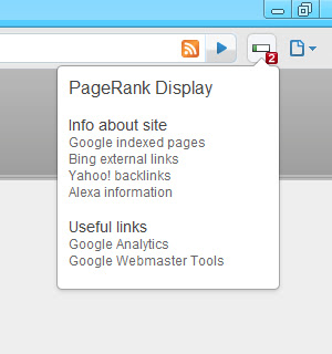 PageRank Display  from Chrome web store to be run with OffiDocs Chromium online