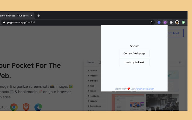 Pageverse Transfer  from Chrome web store to be run with OffiDocs Chromium online